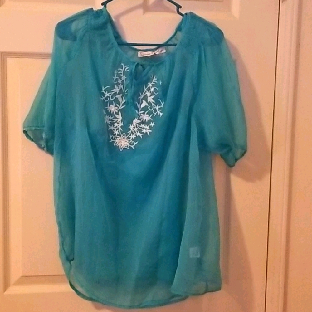 Vintage sheer blouse